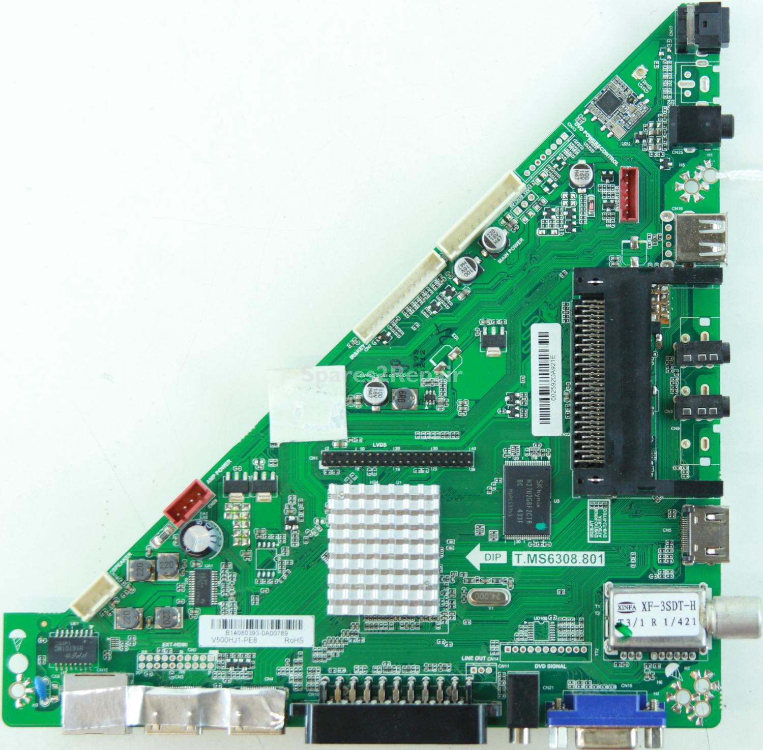 Blaupunkt 50/149Z-GB-5B2-FGBKUP-EU - Main AV - 4502160-8 - B14080393 - T.MS6308.801 - V500HJ1-PE8