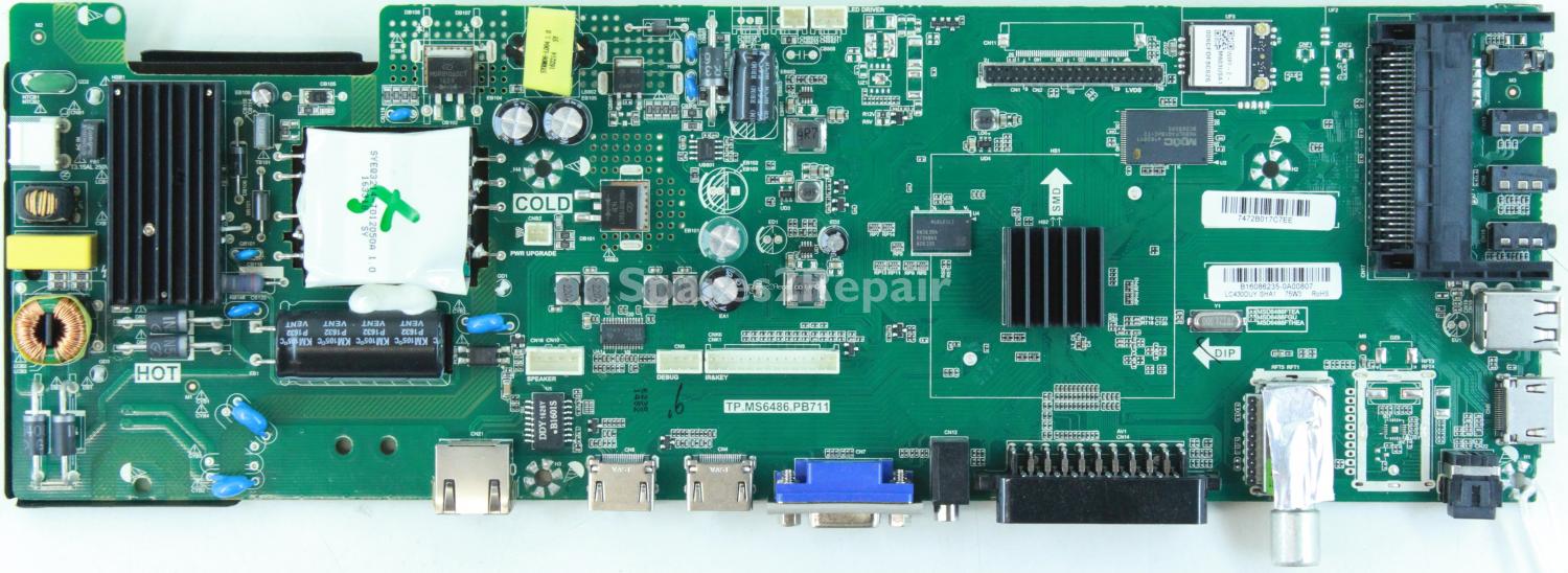 Blaupunkt 43/134-GB-11B-FEGUX-UK - Main AV - TP.MS6486.PB711 - LC430DUY-SHA1 - B16086235 - 15M-3 CVTE