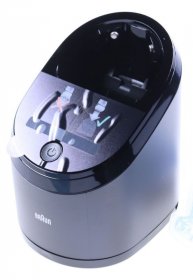 Braun Shaver Cleaning Brush - 5-in-1 Reinigungsstation Fur Series 8 & 9 -schwarz