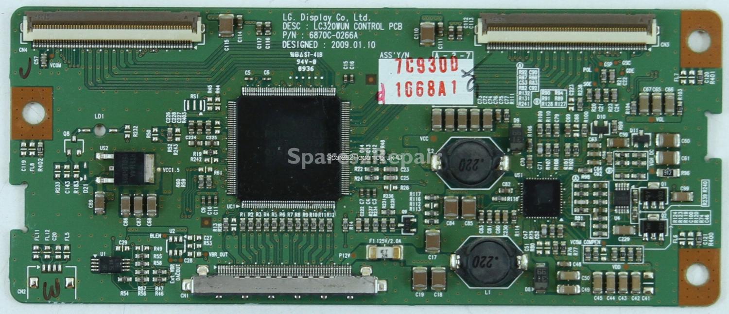 Bush LCD32F1080P - LVDS - 6870C-0266A - 6871L-1668A - LC320WUN CONTROL PCB