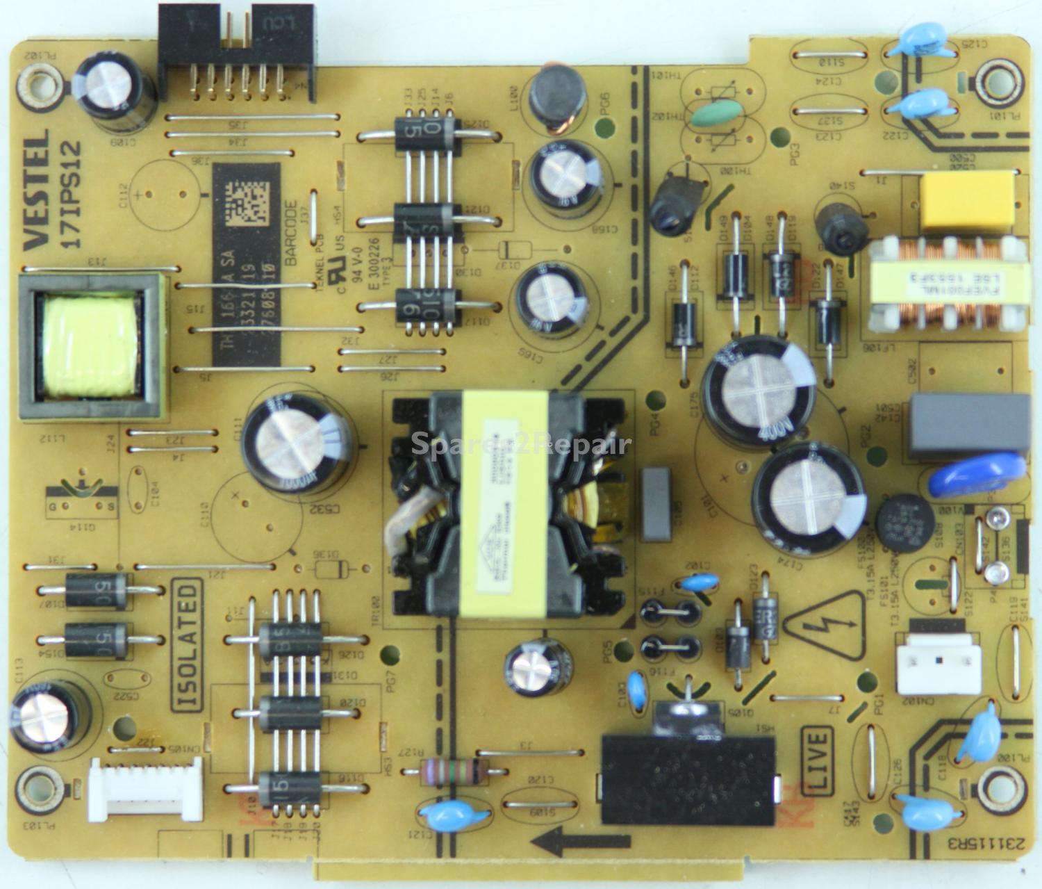 Bush DLED50287FHD - Power Supply - 23321119 - 17IPS12 - 231115R3