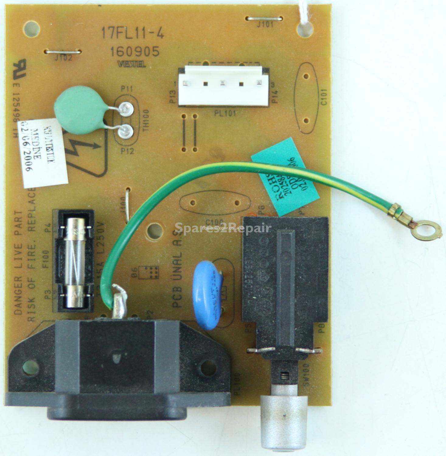 Crown CTT3207W - AC Socket - 17FL11-4 - 160905