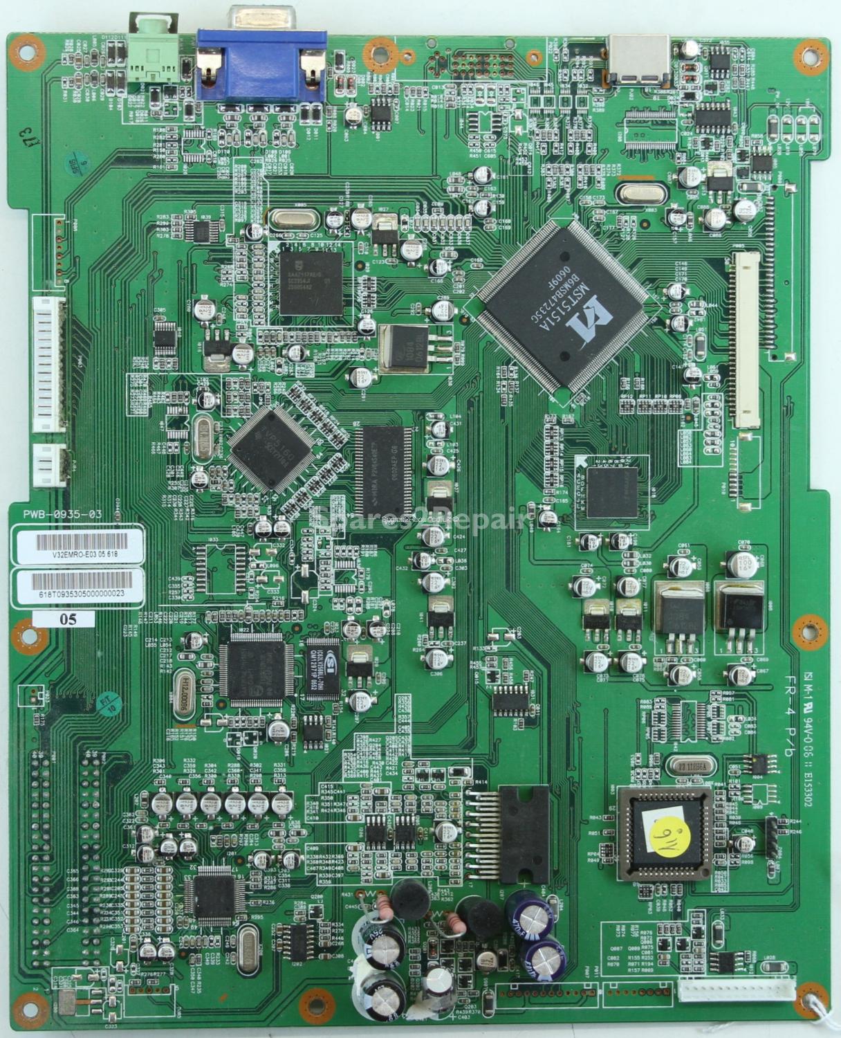 Evesham V32EMRO - Inputs - PWB-0935-03 - V32EMRO-E03