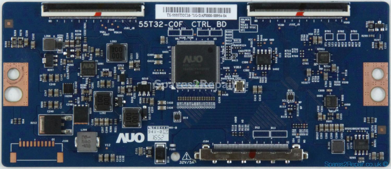 HiSense H55N5300UK - T-Con - 55.55T32.C16 - 55T32-C0F CTRL BD