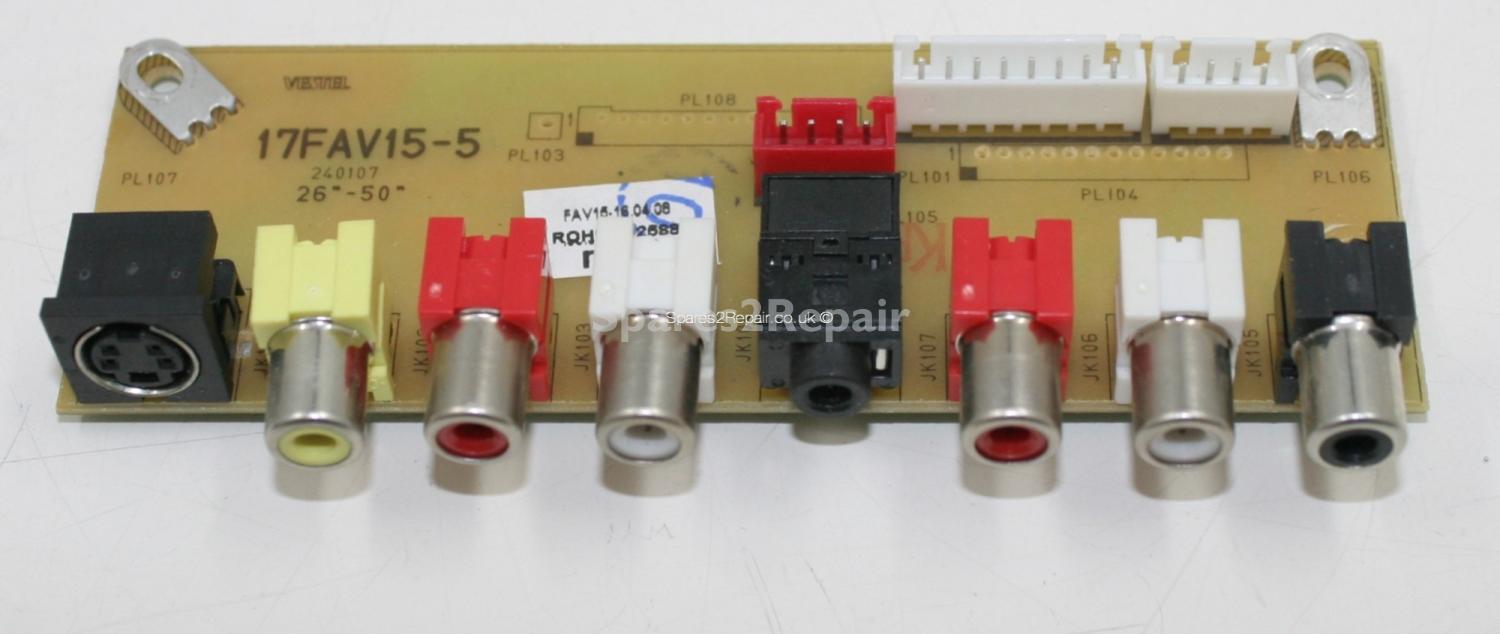 Hitachi 32LD8D20UB - Side AV - 17FAV15-5 - 240107