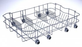 Dish Basket - C00298543 Lower Basket Noclik-clak Grey 45cm [Whirlpool Indesit]