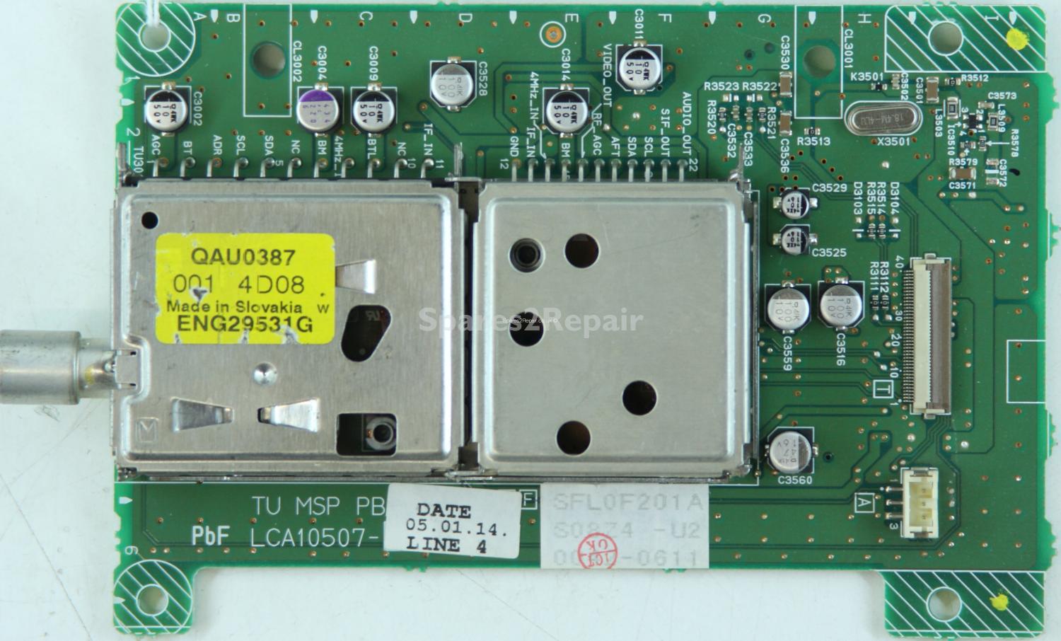 JVC LT-26C50BJ - Tuner - LCA10507- SFL0F201A - LCB10507 -001A