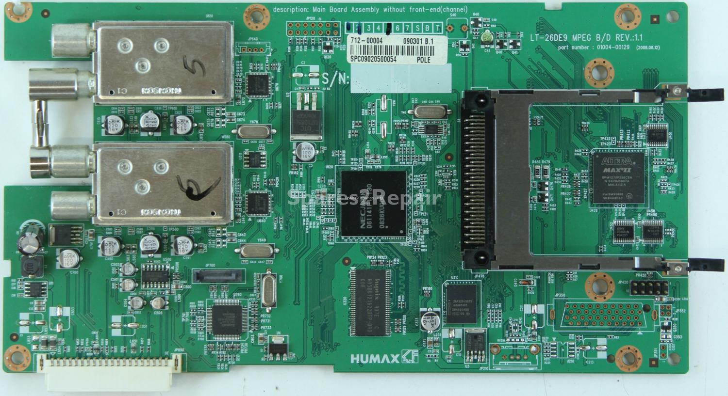 JVC - LT-32DE1BJ - Tuner & Card Reader - 712-00004 - LT-26DE9 MPEG B/D - REV.:1.1