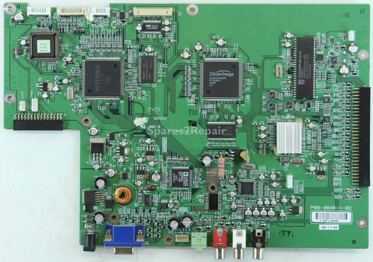 JVC LT-17E31BJG - Main AV - PWB-0640-1-02