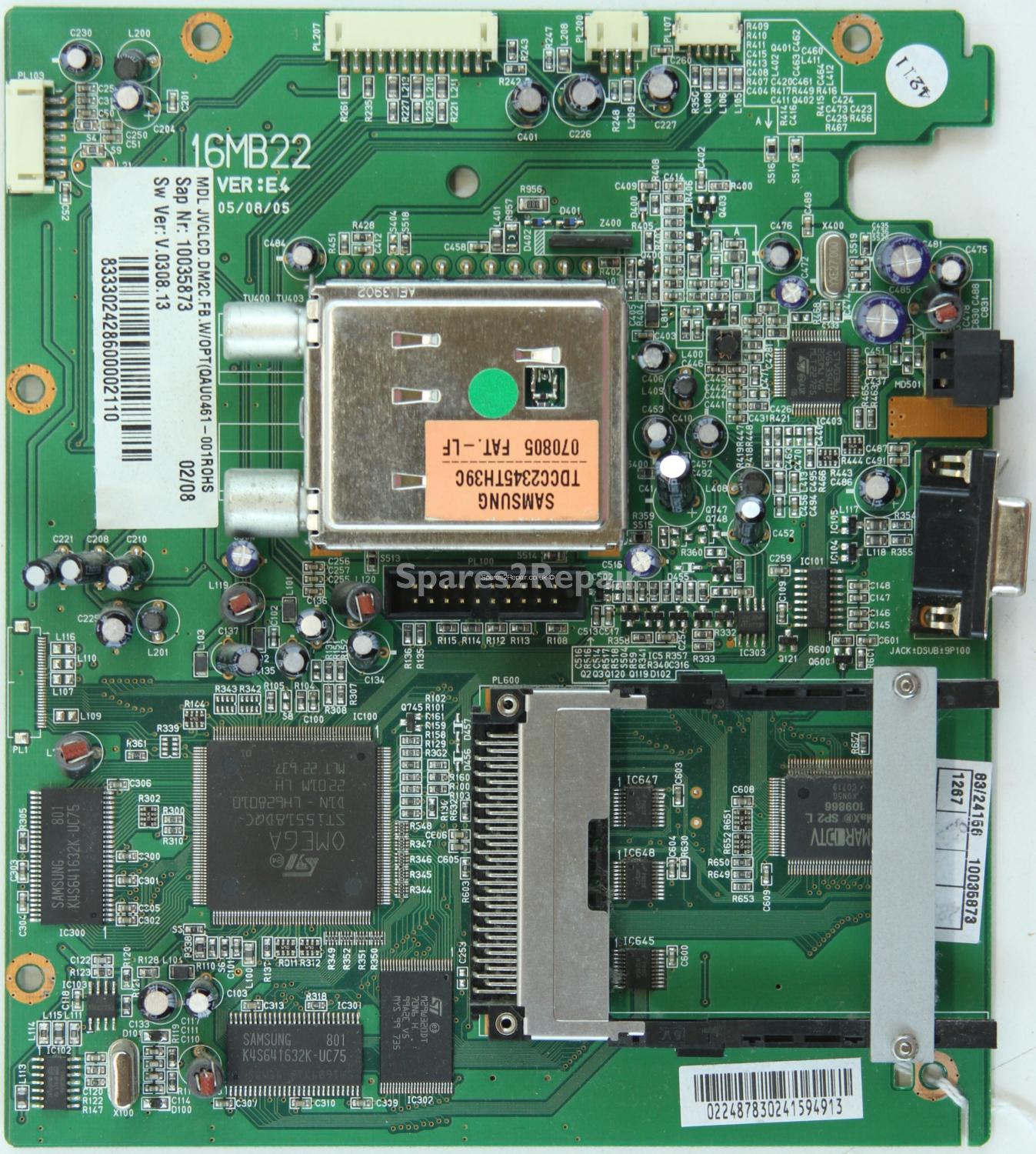 JVC LT-32DA8BJ - DTV Card Reader - 16MB22 VER E4 - V.0308.13