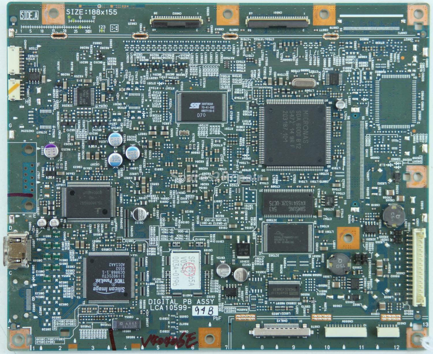 JVC LT-32DX7BJ - Digital PB ASSY - LCA10599-94B - LCB10599 -001L