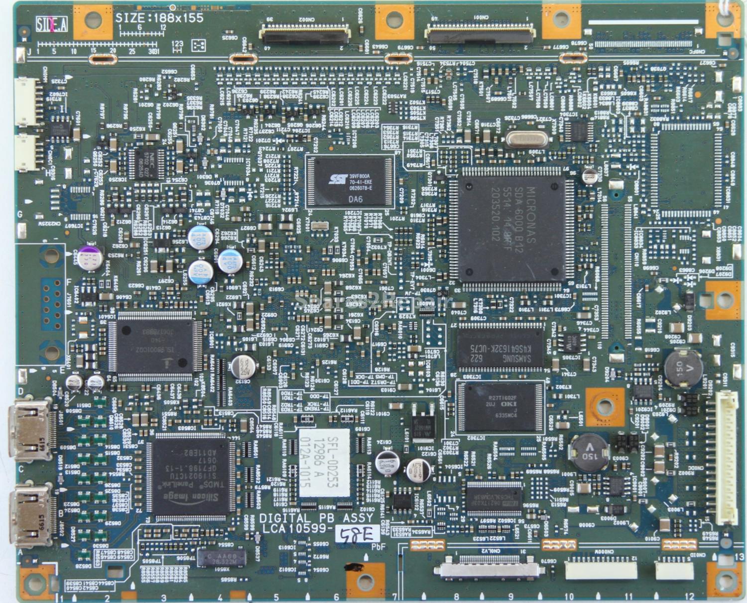 JVC LT-32DX7BJ - Digital PB ASSY - LCA10599