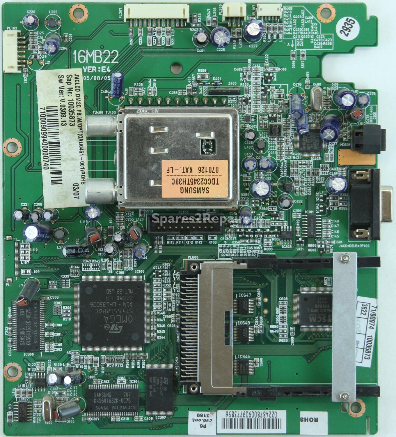 JVC LT-42DA8BJ - DTV - 16MB22 VER E4 - Sw Ver V.0308.13