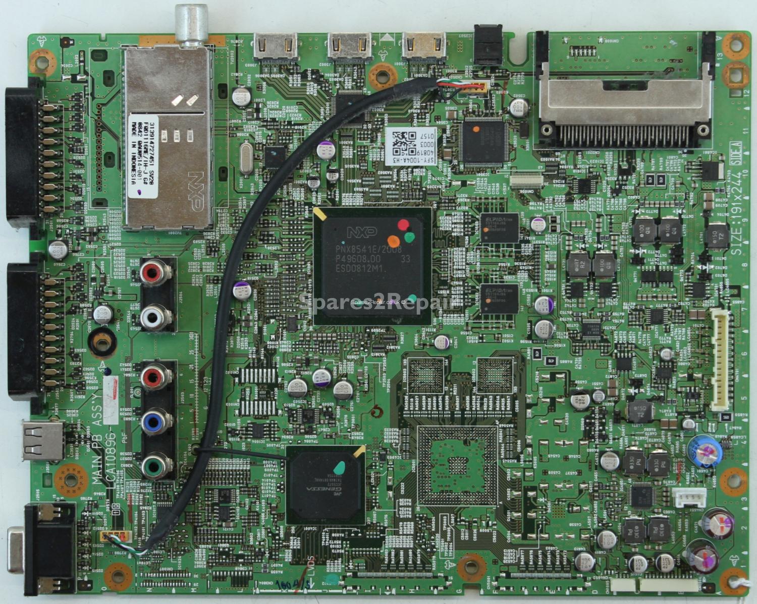 JVC LT-42DR1BJ - Main AV - LCA10896 - SFY-1004A-H3 - MAIN PB ASSY