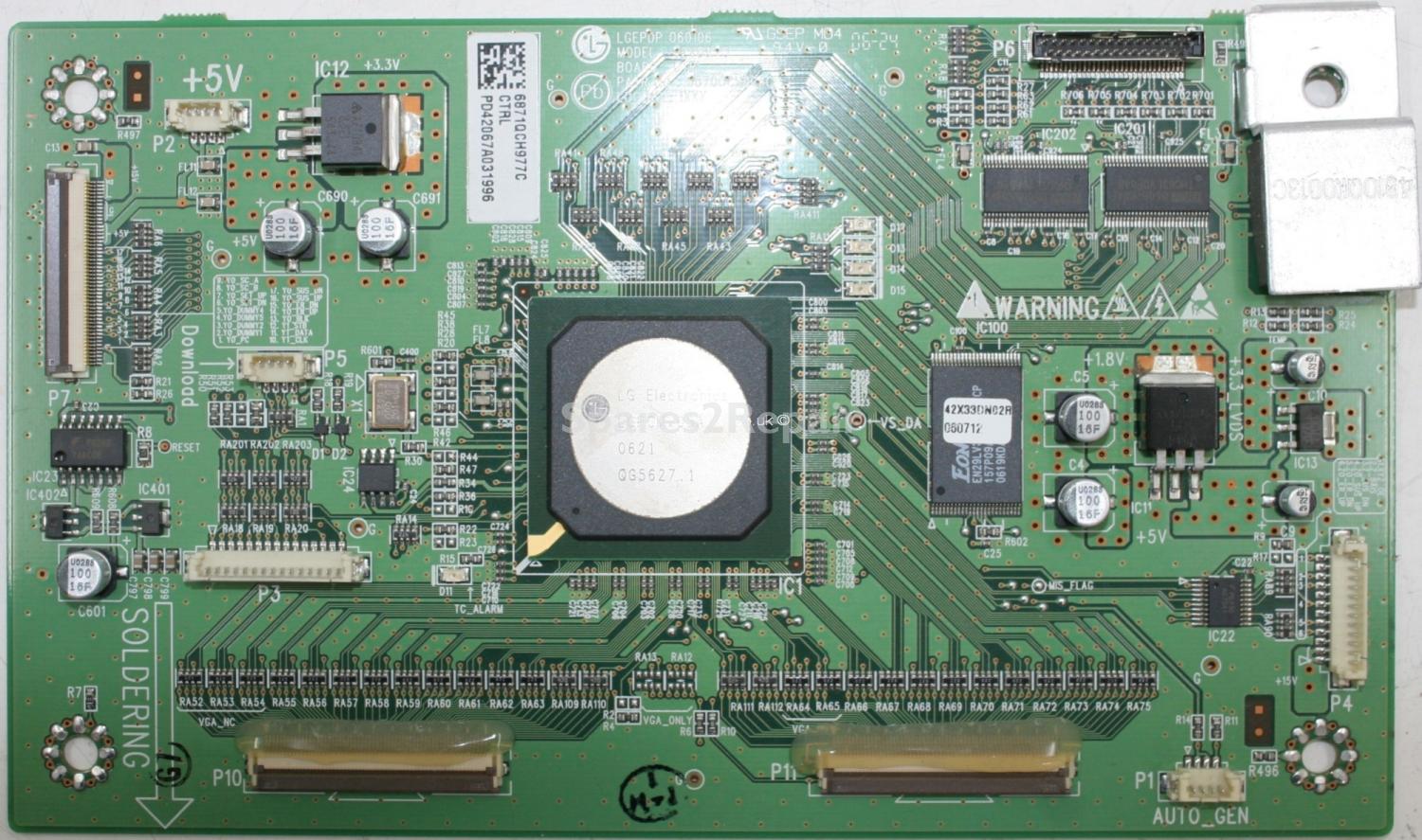 LG 42PC1D - LVDS - 6871QCH977C - 6870QCH006C - PDP 060106 - 42V8&X3 CTRL