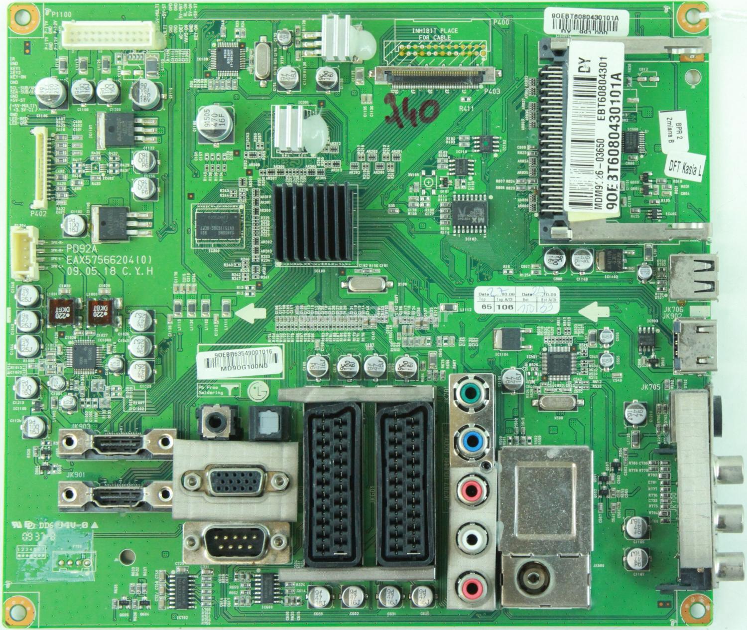 LG 50PS3000 - Main AV - EBT60804301 - EBR63549001 - EAX57566204(0) - PD92A