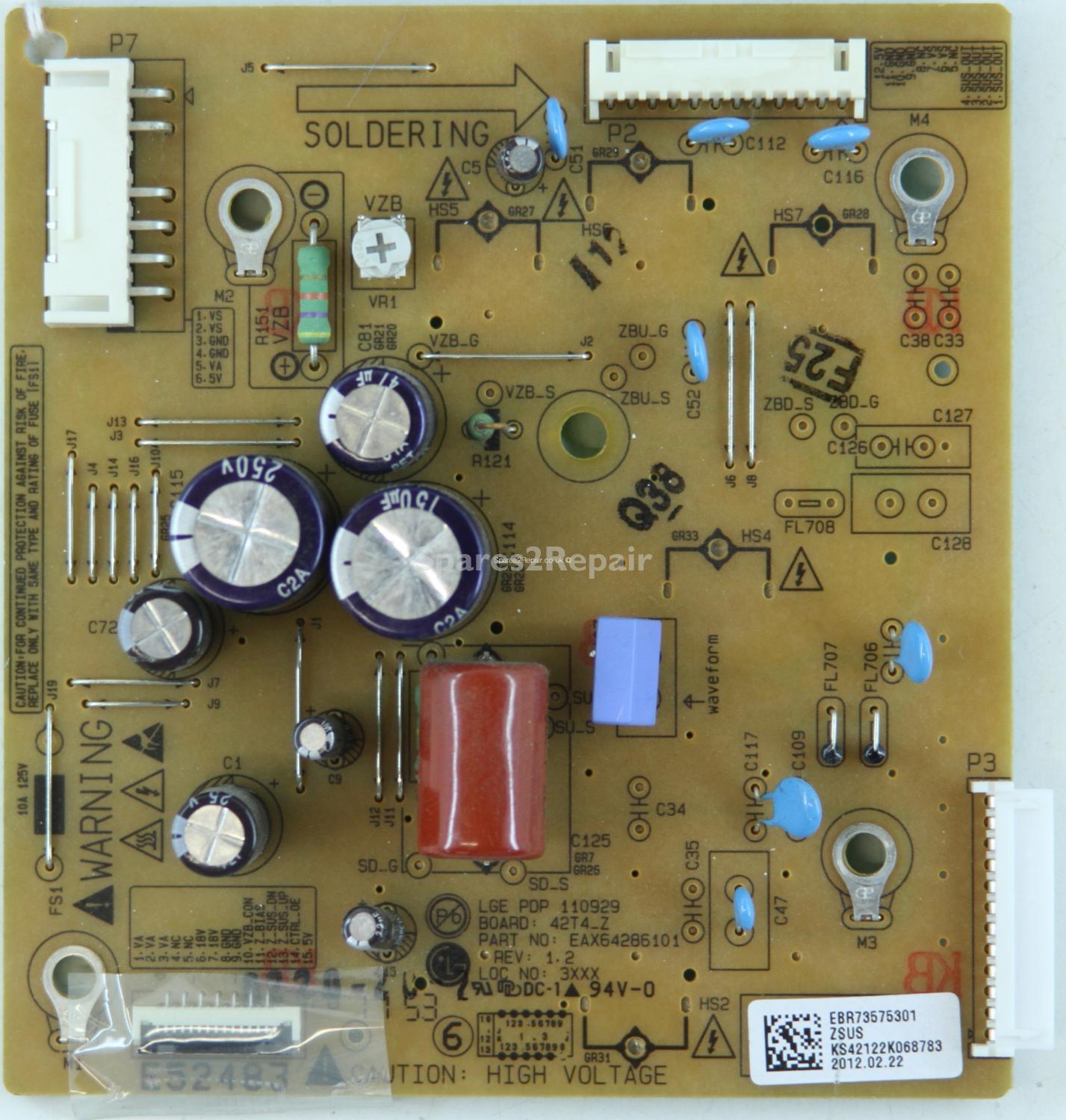 LG 42PA4500 - ZSUS - EBR73575301 - REV:1.2 - EAX64286101 - PDP 110929 - 42T4_Z