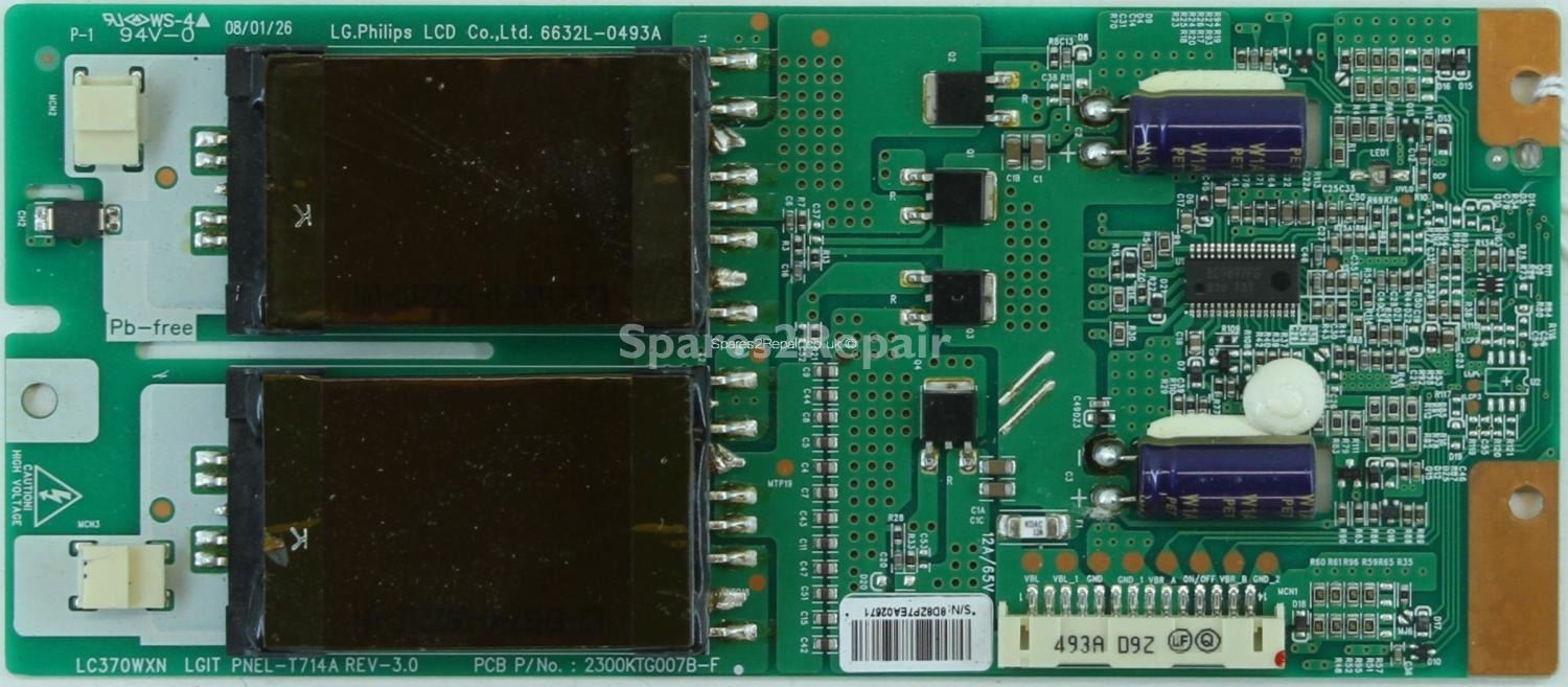 LG 37LG3000-ZA - Inverter - LC370WXN - LGIT PNEL-T714A - Rev-3.0 - 6632L-0493A - 2300KTG007B-F