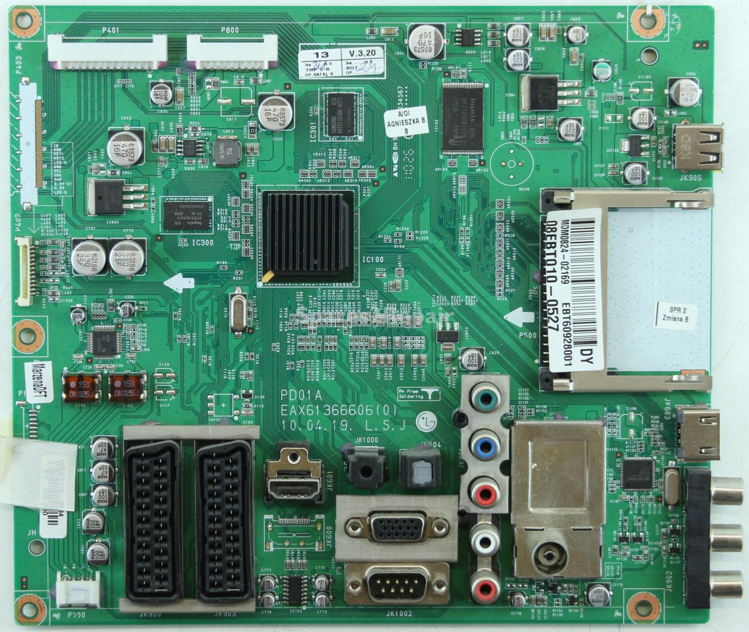 LG 42PJ650-ZA - Main AV - EBT60928001 - EAX61366606(0) - PD01A