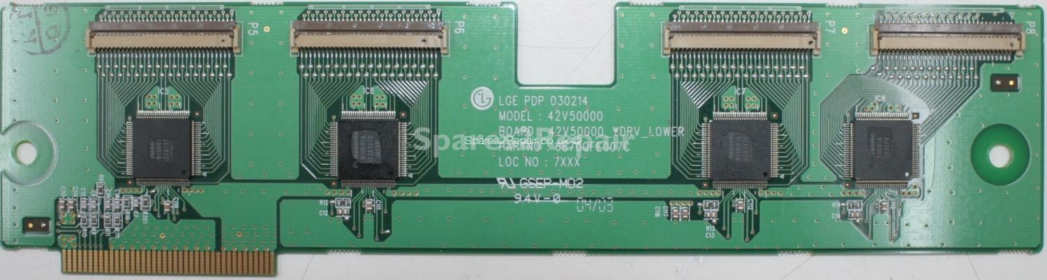LG MZ-42PZ44 - DRV - 6871QDH052B - 6870QFE007C - PDP 030214 - 42V50000_YDRV_LOWER