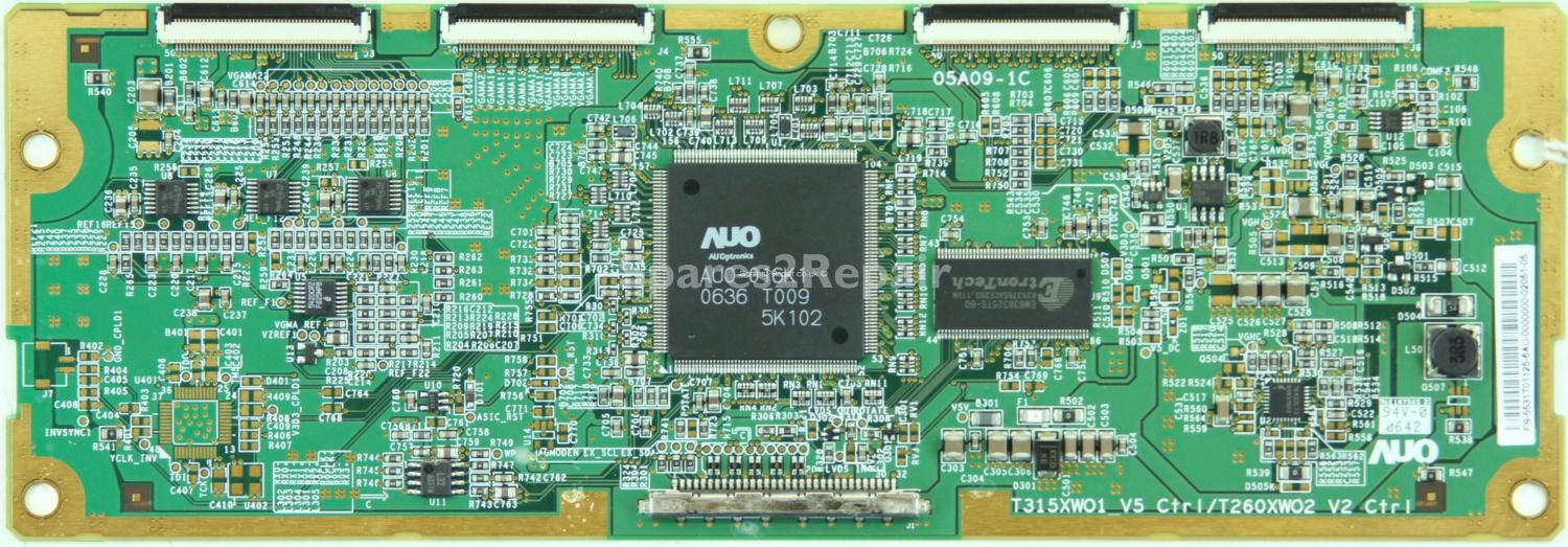 Logik LCXW32HD1 - LVDS - 05A09-1C - 55.31T01.125 - T315XWO1 V5 Ctrl - T260XWO2 V2 CtrL