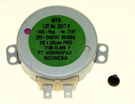 Miele Turntable Motor - Ac Sing gearb motor Ac220-240v 50-60hz