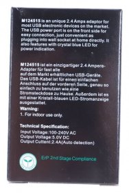 Minwa Usb Power Supplies - Usb Power Supply With 1usb Socket 2 4a