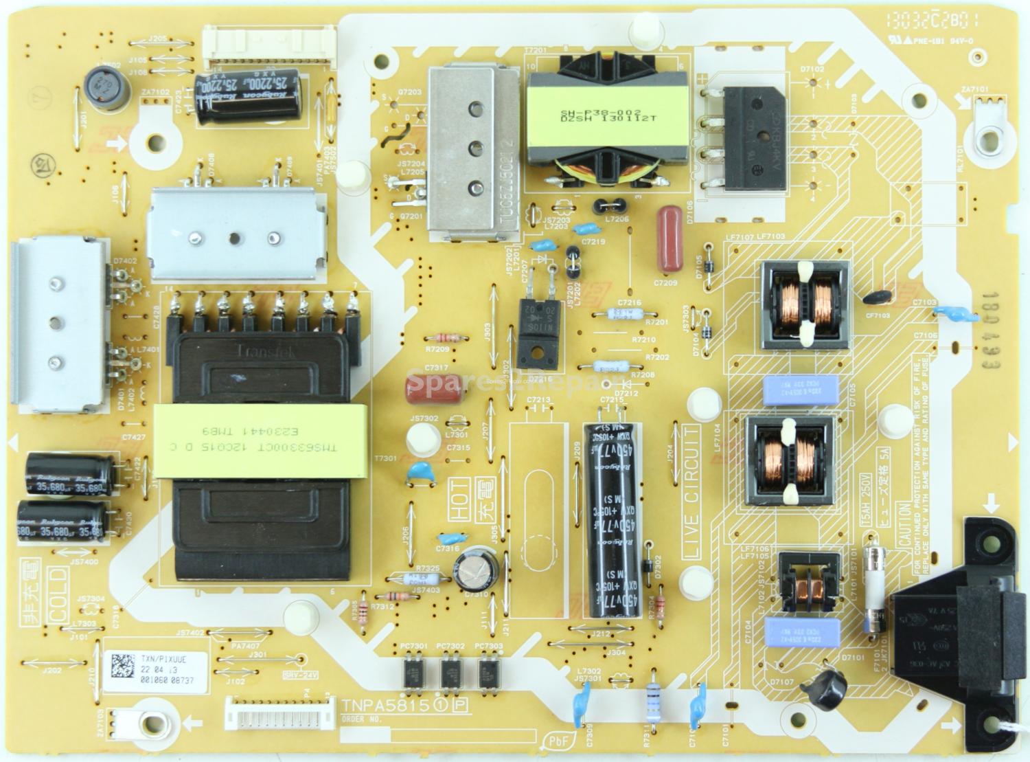 Panasonic TX-L60DT65B - Power Supply - TXN/P1XUUE - TNPA5815 1 P