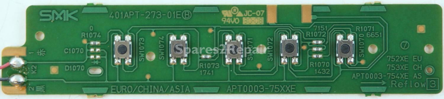Panasonic TX-32LZD81 - Buttons - 401APT-273-01E - APT0003-75XXE (Without Plastic)