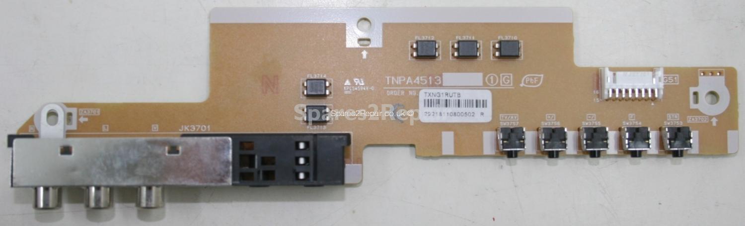 Panasonic TH-42PX8B - Side AV + Buttons - TNPA4513 - TXNG1RUTB