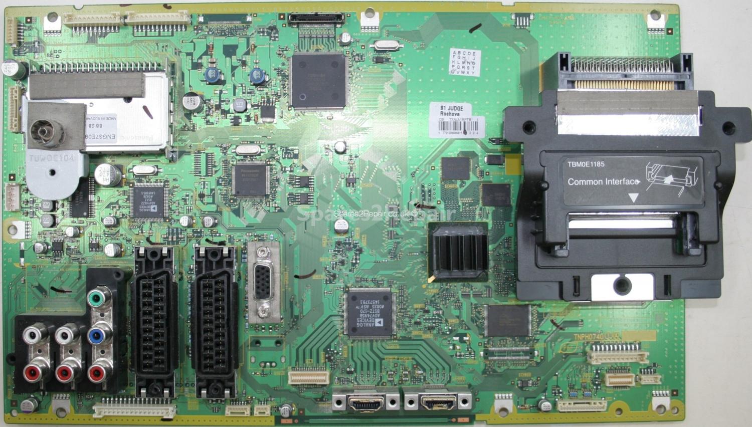 Panasonic TH-42PZ80B - Main AV - TNPH0740