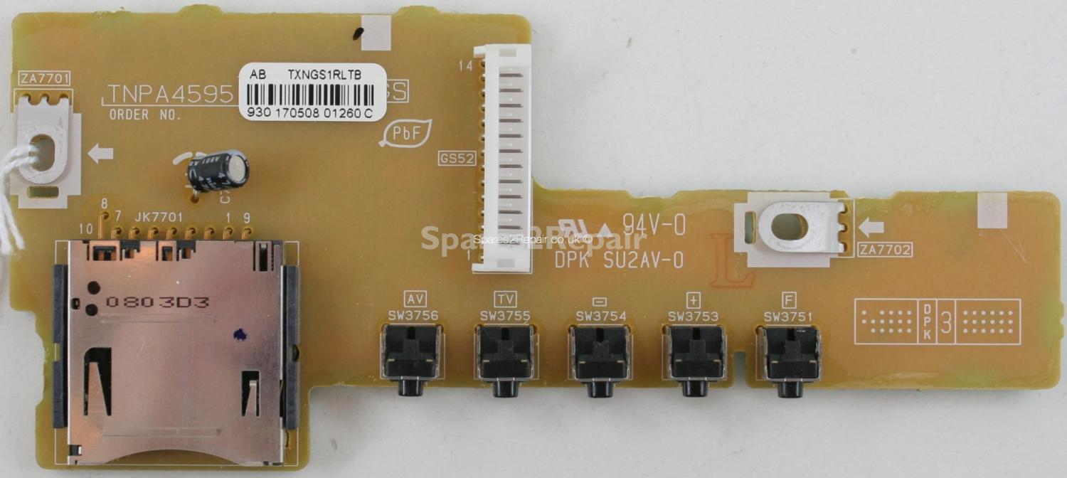 Panasonic TH-46PZ85B - Buttons - TNPA4595 - TXNGS1RLTB