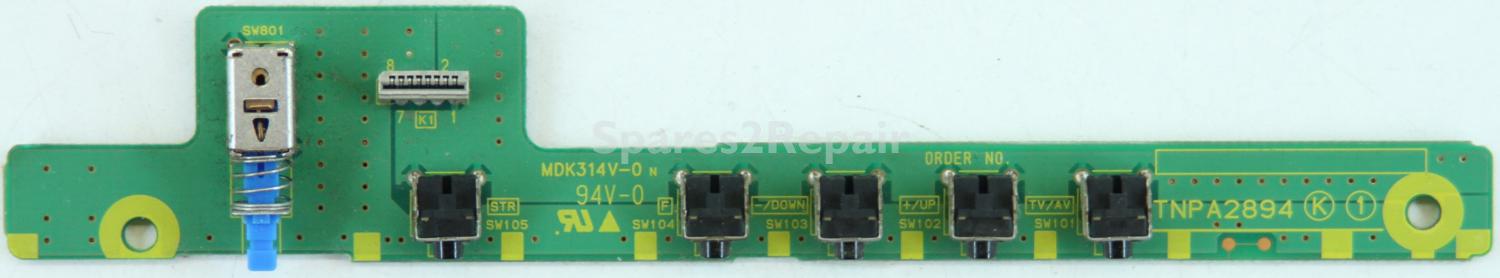 Panasonic TX-22LT3 - Buttons - TNPA2894