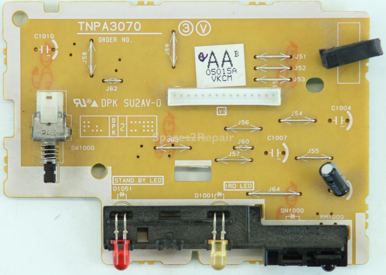 Panasonic TX-26LXD1 - Power Button & IR - TNPA3070