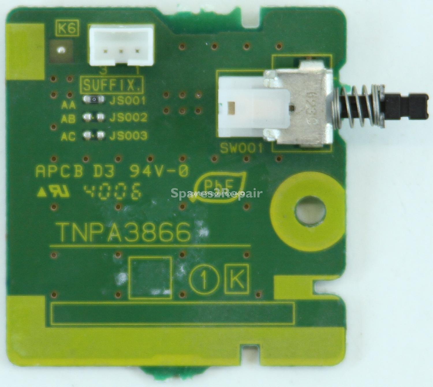 Panasonic TX-32LXD500 - Power Switch - TNPA3866