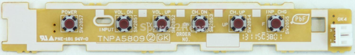 Panasonic TX-L42E6B - Buttons - TNPA5809 2 GK