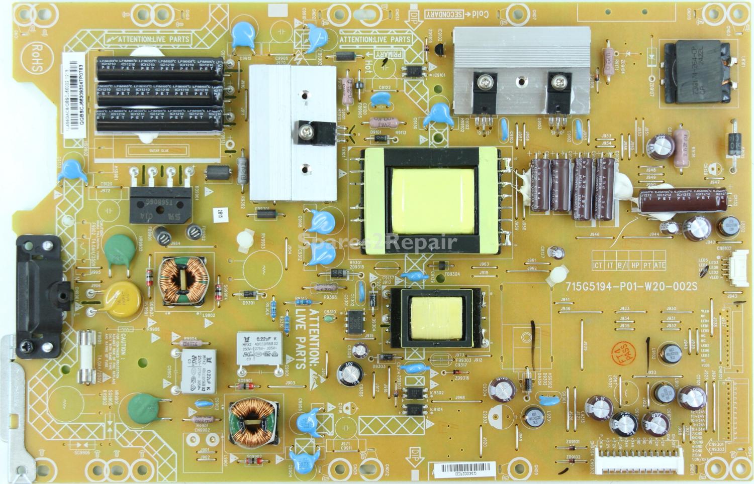 Philips 32PFL4007T/12 - PSU - 715G5194-P01-W20-002S