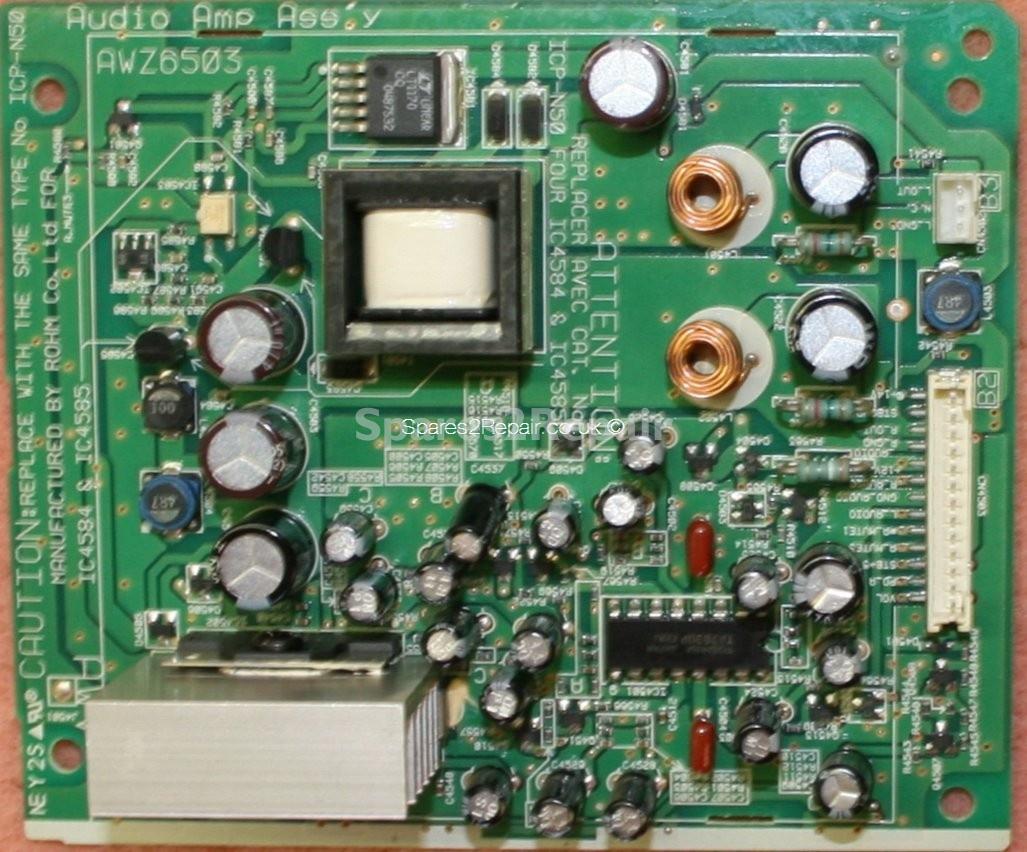 Pioneer PDP-502MXE - Audio Amp Assy - AWZ6503 - ICP-N50