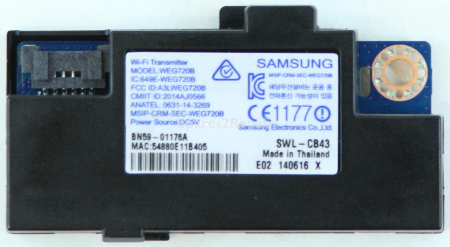 Samsung UE78HU8500 - WiFi Module - BN59-01176A - WEG720B