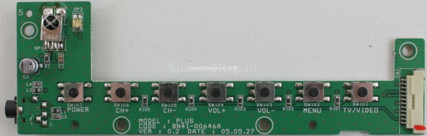 Samsung LW15M23CP - Buttons - BN41-00646A - Ver 0.2 - PLUS