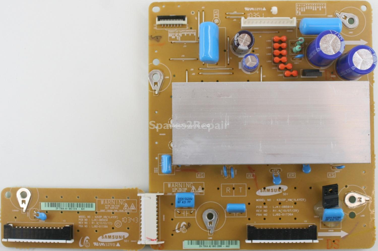 Samsung PS-42C450B1W - XSUS - LJ92-01736A A2 - LJ41-08591A - R1.4 - 42U2P_XM - LJ92-01738A A1 - LJ41-08593A R1.3 - 42U2P_XB