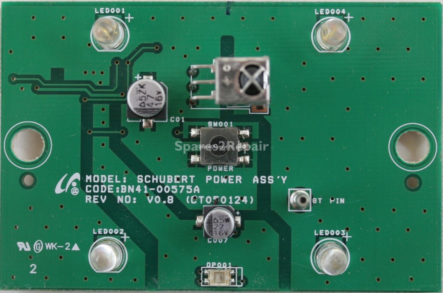 Samsung PS-42S5H - Power Button - BN41-00575A - V0.8 - CT050124 - SCHUBERT POWER ASSY