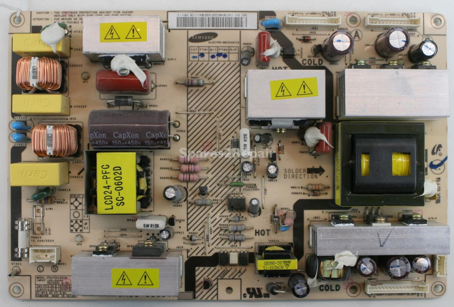 Samsung LE32R73BD - PSU - BN96-03057A - Rev 1.0 - PSLF201501B