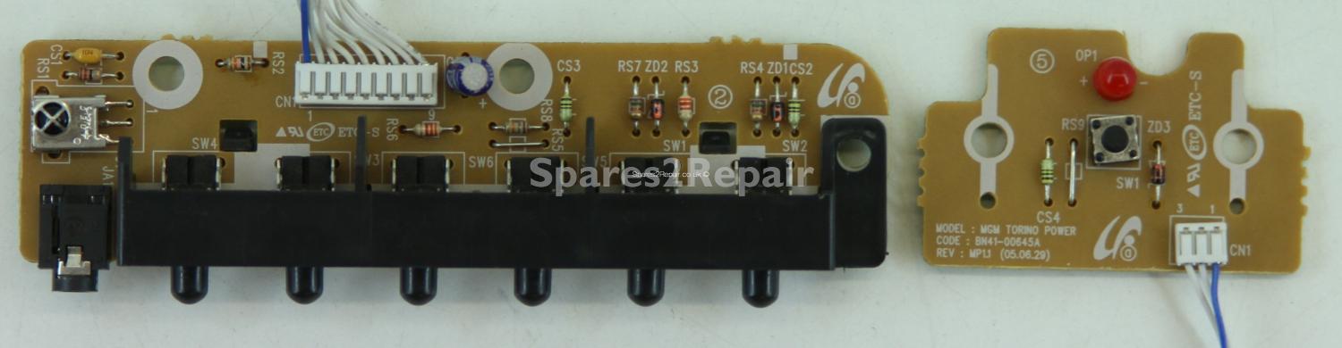 Samsung LE32T51BC - Buttons and Power - MGM Torino Power - BN41-00645A MP1.1 - BN41-00644A