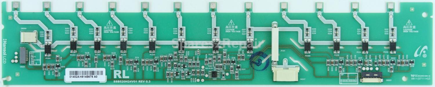 Samsung LE52A556P1F - Inverter - RL - SSB520H24V01 REV 0.3 - LJ97-01452A
