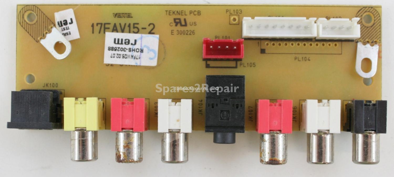 Sanyo CE32LC81-B - Side AV - 17FAV15-2