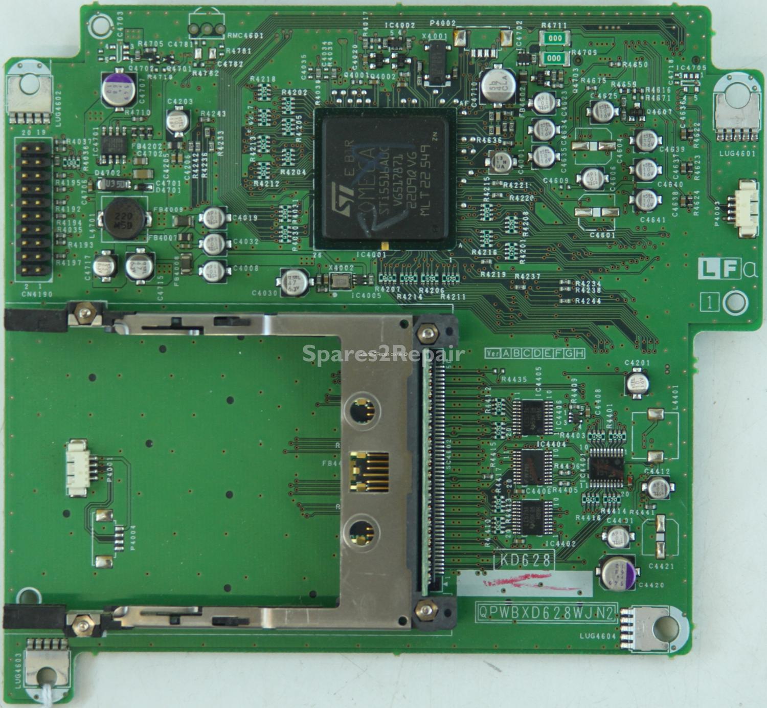 Sharp LC-32GD8E - Card Reader - KD628 - QPWBXD628WJN2 (With Connector)