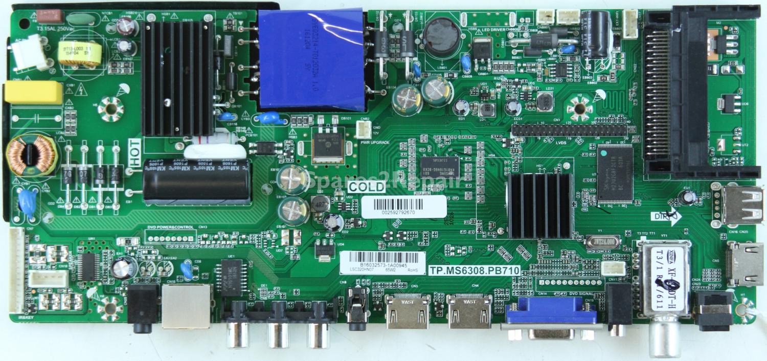 Sharp LC-32CFE6131K - Main AV - TP.MS6308.PB710 - LSC320HN07 - LC-32CFE6131K - 13B-3 CVTE