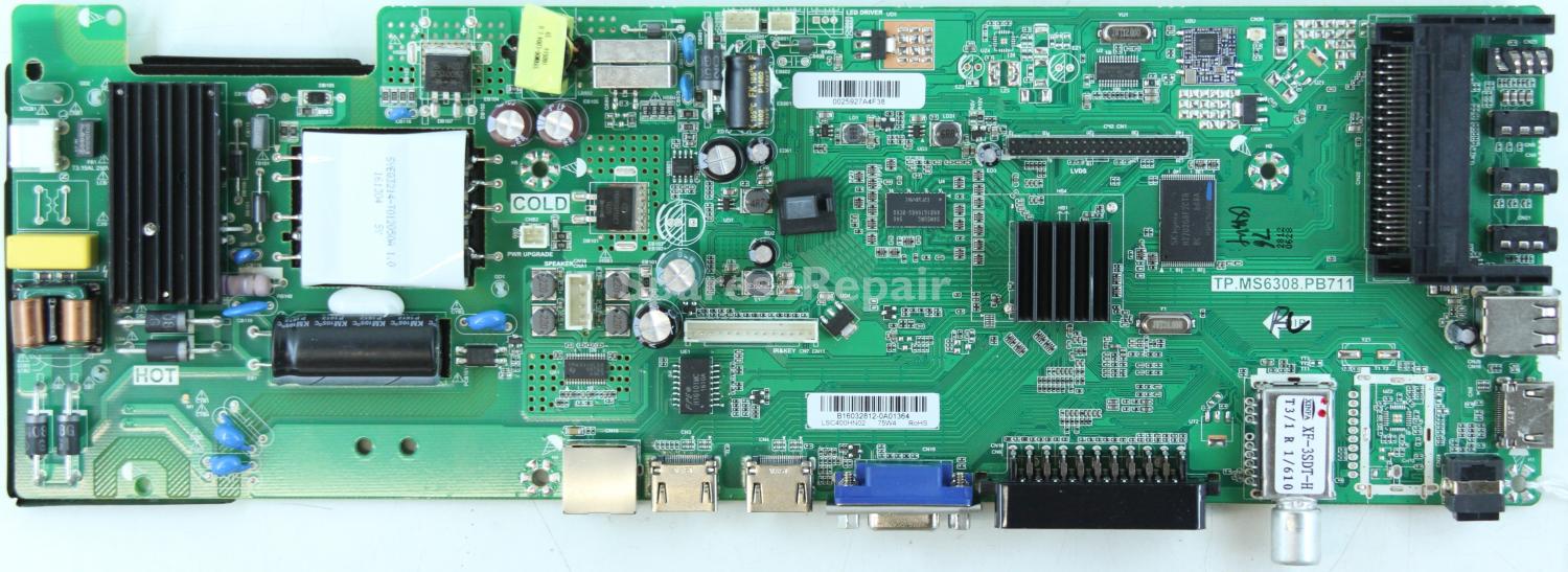 Sharp LC-40CFE6351K - Main Board - TP.MS6308.PB711 - B16032812 - LSC400HN02