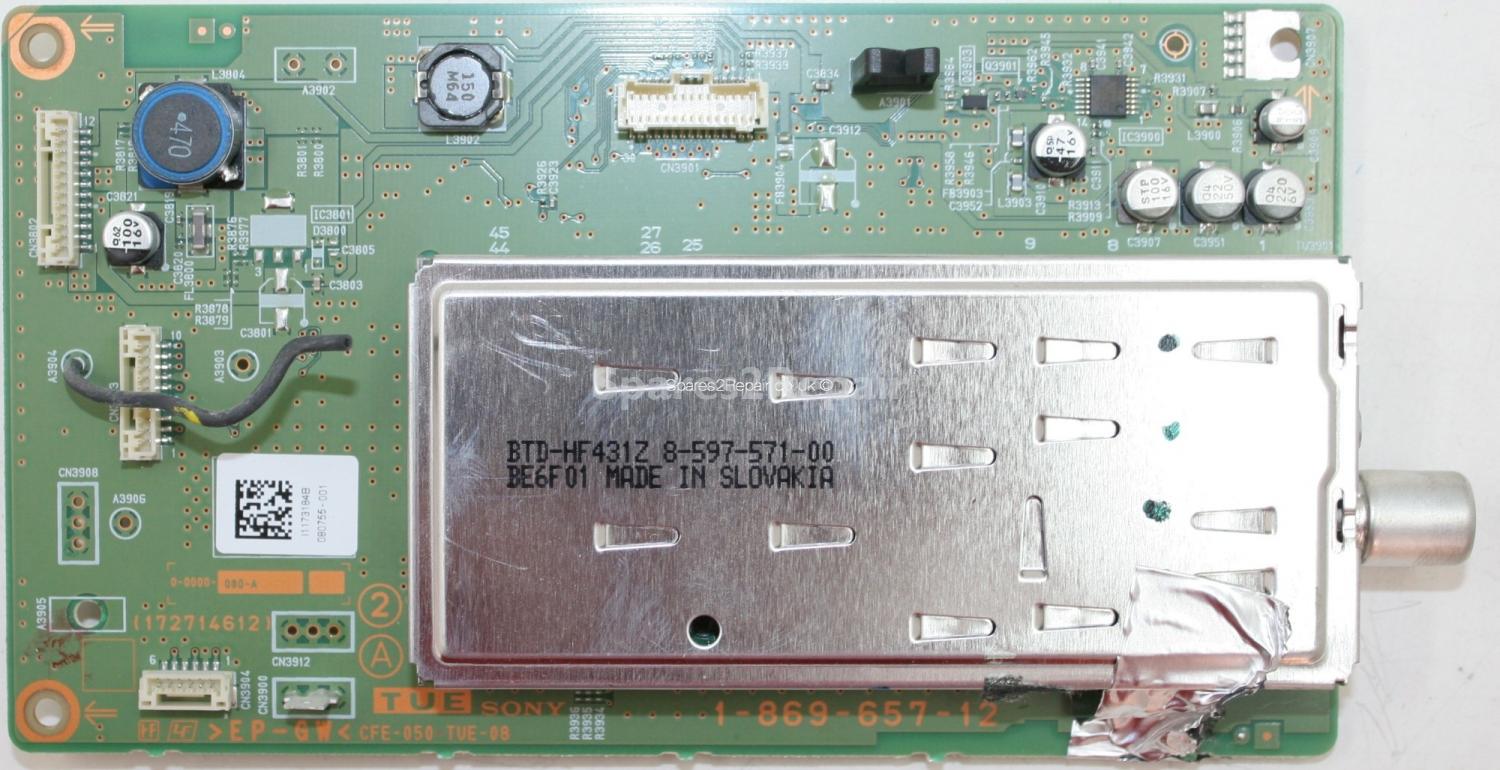 Sony KDL-40S2010 - Tuner - 1-869-657-12 - 172714612 - CFE-050-TUE-08
